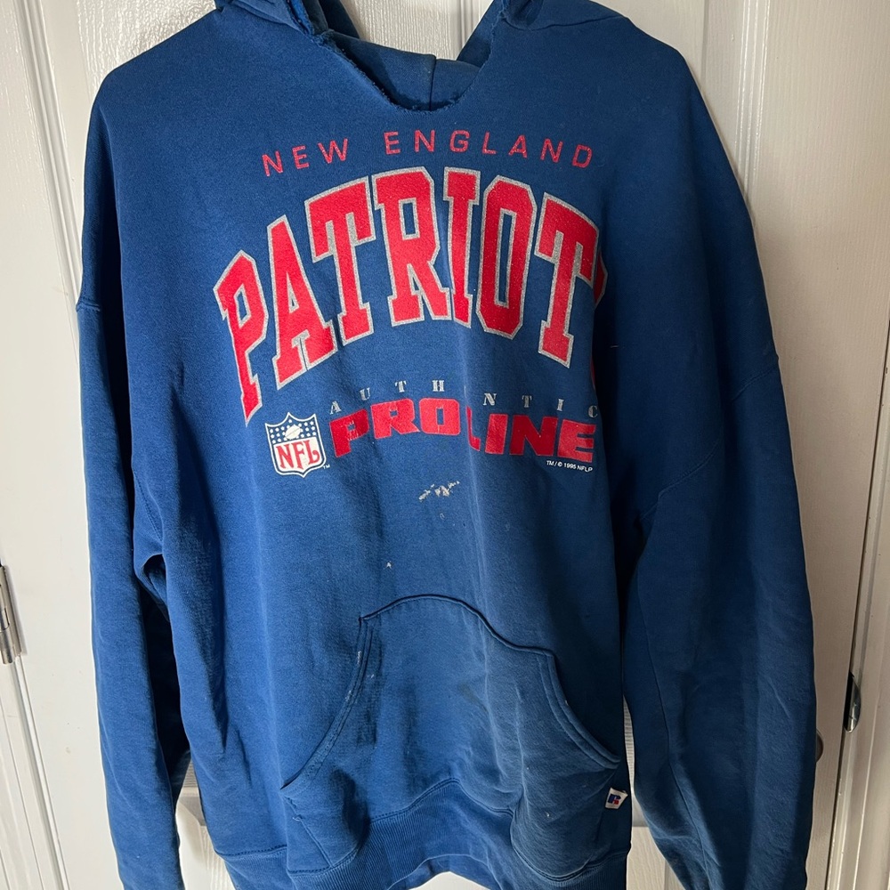 Vintage New England Patriots Hoodie